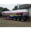 32Ton 62000L البروبان ناقلات الغاز المقطورات