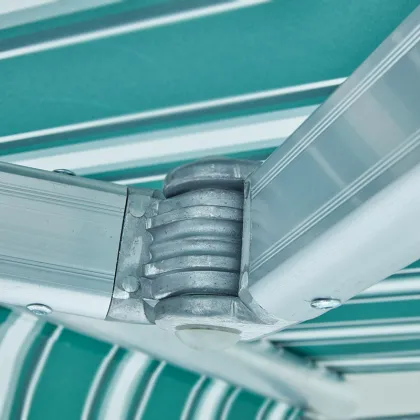 Retractable Outdoor Awning: Folding Arm Sunshade Store Manual Awning