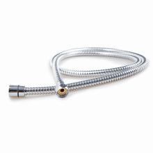 White silver 1.5cm short SS plumbing shower hoses