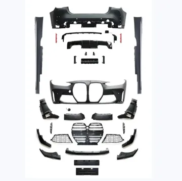 BMW 4 Series G22 Modification: M4 Thunder Surround Front and Rear Bumper Assembly & Exhaust Surround