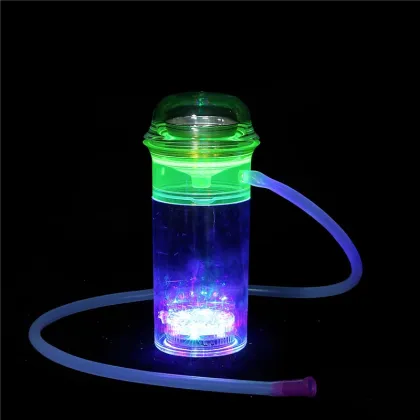 Led built-in small size in 20cm colorful acrylic hookahs
