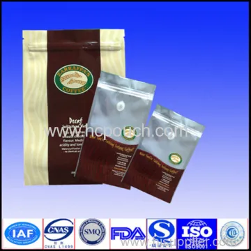 Laminated Zip Lock Aluminum Foil Bags With Valve 