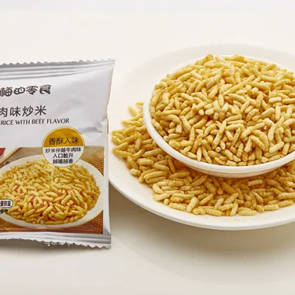 Fried rice with beef flavor