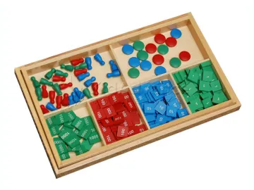 Montessori Educational material Stamp Game