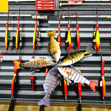 Newmajor 10cm 15,5 g multisektion bionisk hård plast lock för fiske karp