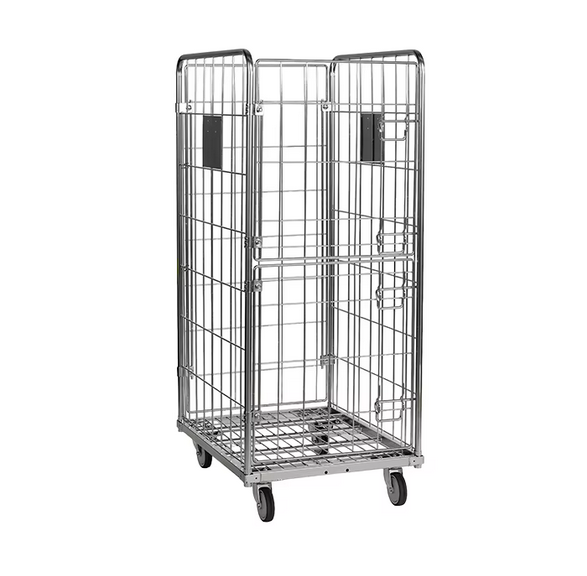 Medium Duty Metal Roll Cage Trolley Cart