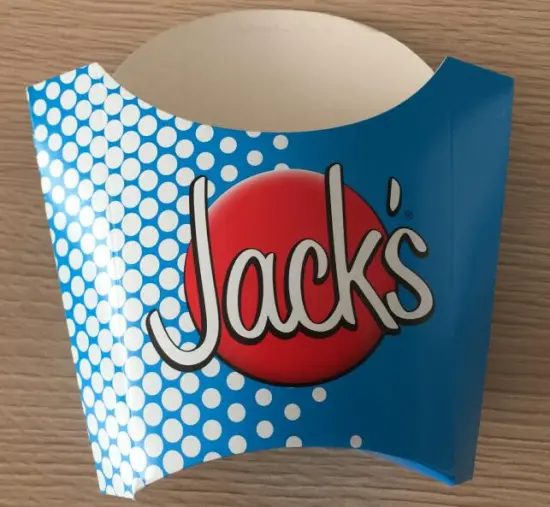 Disposable French fries chips paper box