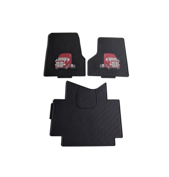 All Weather Heavy Duty Floor Mats for Freightliner Cascadia, Volvo VNL, Kenworth T680