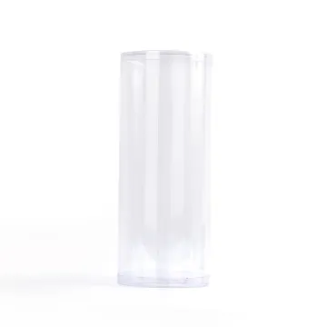 customize Clear plastic cylinder packaging container