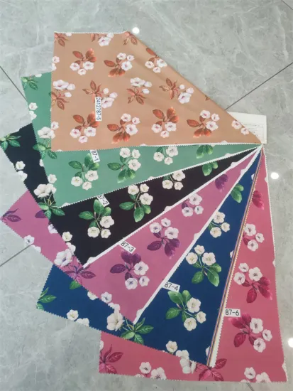 Dull Four Way Stretch Digital Printing Dress Fabrics