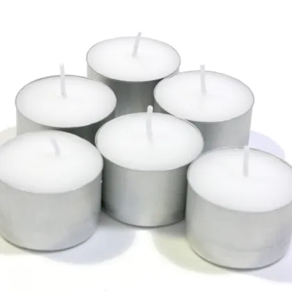 white tea light candles