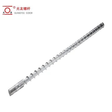 Heat-Treated Single Extruder Screw for Plastic Recycling