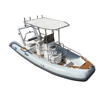 Rib600 Inflatable vs. Hull Center Console: 19ft Boats with 90HP 4-Stroke Outboard Motor