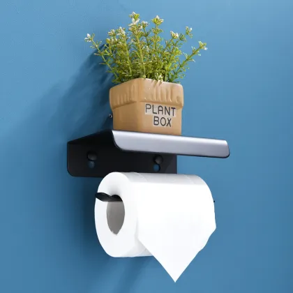Black Toilet Paper Holder