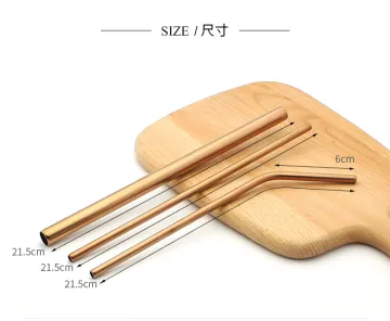 Custom Logo Made Stainless Steel Drinking Straws