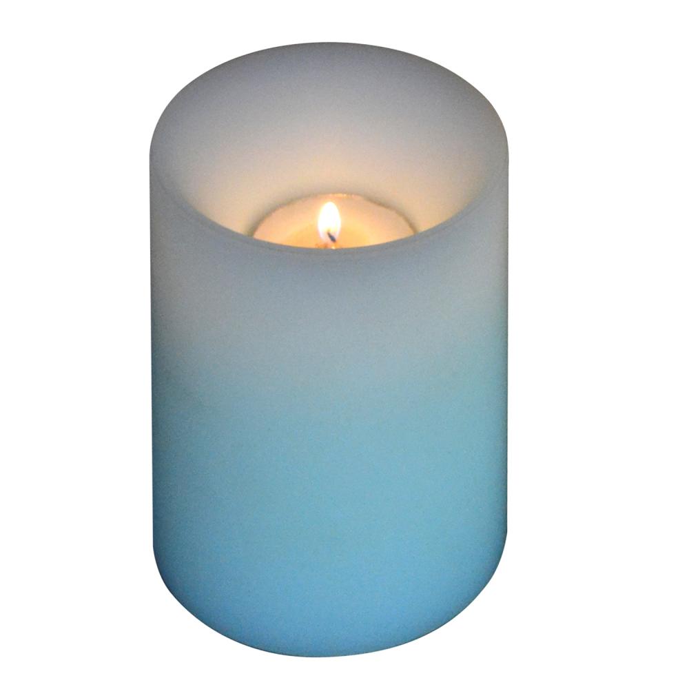 White Resin Pillar Candle Holder