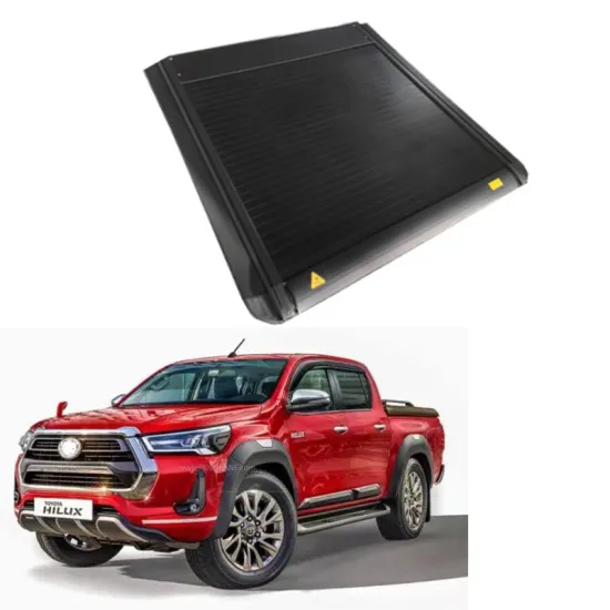 Retractable Aluminium Alloy Roll-Up Tonneau Cover for Toyota Hilux 4x4 Pickup Truck