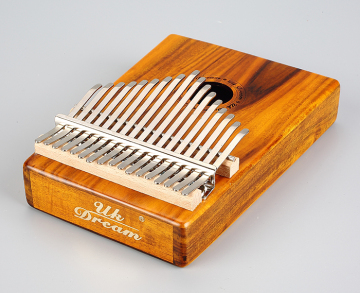 17-tone acacia wooden thumb piano
