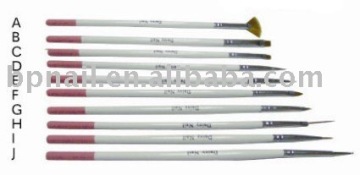 Gel brush set for nail art