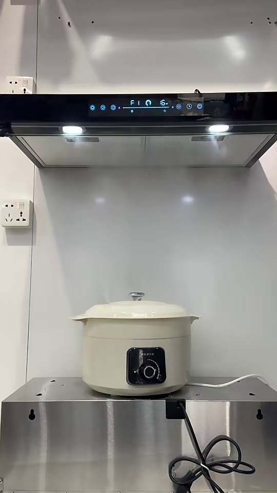 High Quality 60/90cm Stainless Steel Exhaust Hood Touch Control Cooker Hood Kitchen Slim Under Cabinet Range Hood