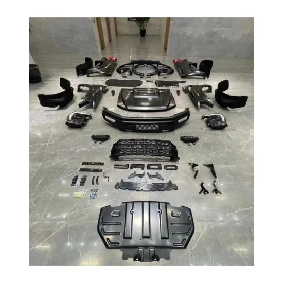 Ford Ranger 2012-2021 to 2021 F150 Raptor Style Body Kit - Front & Rear Bumper with Grille Lamps