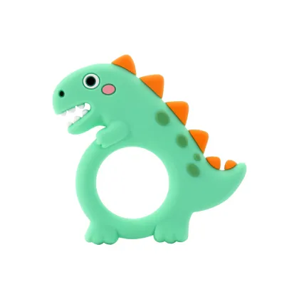 Dinosaur Silicone Teething Toys for Little Explorers