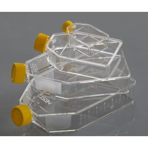 25cm2 Cell Culture Flask, Vent Cap, Treated, Sterile, 200-Case