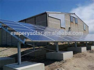 Concrete solar panel ground mounting bracket
