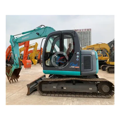 Used Kobelco 7 Ton Mini Excavators - Second Hand Kobelco SK70 SK75 Small Hydraulic Machinery