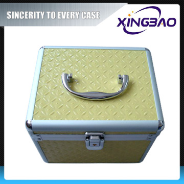 Aluminum innovative technology glitter cosmetic case