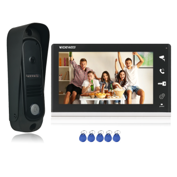 7 Inch Wired Video Intercom System Doorbell - IP65 Waterproof Home Security System