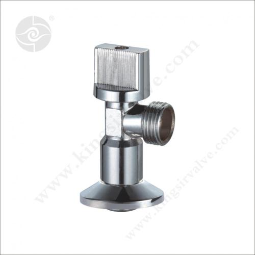 Valve d'angle de plaque chromée KS-4010