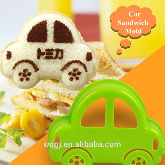 Creative DIY Car Shaped Sandwich Cutter Bread Mould Cutter Sandwich Mould Maker