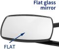 Miroir de remorque de voiture de vision étendue