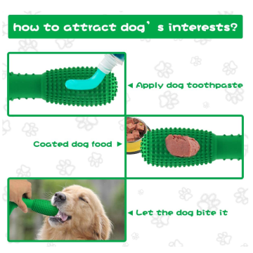 BPA Percuma Silikon Dog Chewing Toy Toothbrush Toy