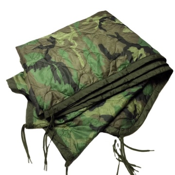 USMC Camo Hooded Warm Blanket Poncho Liner