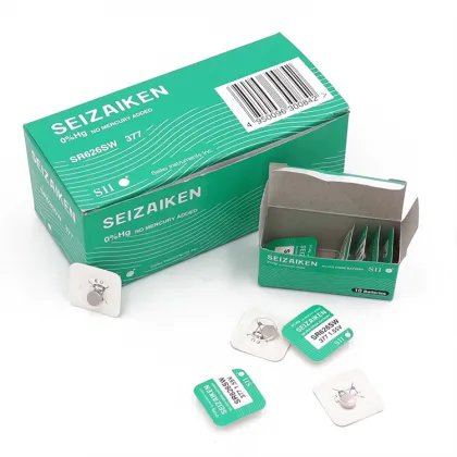 1.55V SR626SW Silver Oxide Button Cell Battery for Seiko Watches