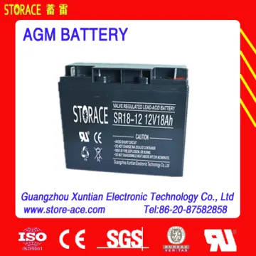 12v 18ah UPS lead acid battery (SR18-12)