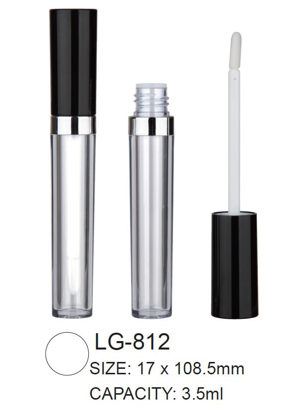 Plastic Empty Cosmetic Round Lipgloss