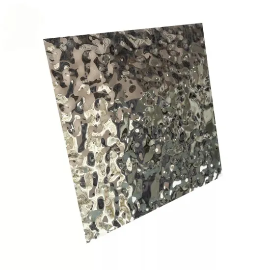China's Top Selling 304 Stainless Steel Sheet with Stamped Water Ripple Finish: Hot Market Product