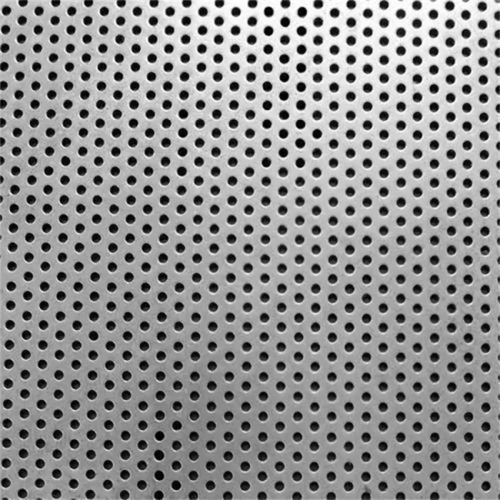 Staggered Center Perforated Mesh Plate 12.7mm for Decorative Architecture - Mild Steel