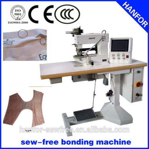 seamless garment fold over hemming machine