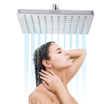 Leelongs Factory Hot-Sale Comfortable 25cm Bathroom Fixed Shower Head