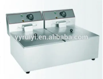 desktop electric fryer with 2 tank 2 basket