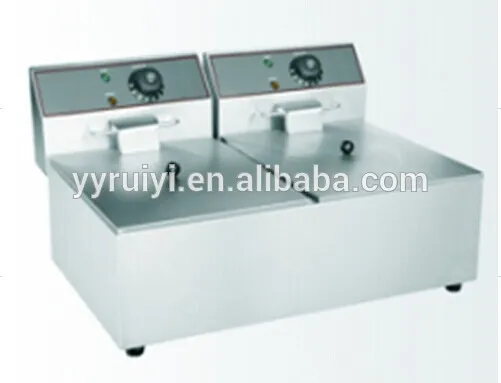 desktop electric fryer with 2 tank 2 basket