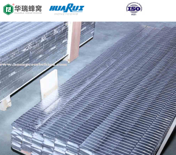 demanding grooved aluminum honeycomb core slices for aluminum honeycomb sandwich panel, solar energy panel used