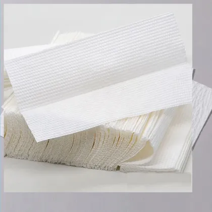 White 4 Ply Medical Surgical Towel with Paper Threads and Hand Towel - OT-Towel