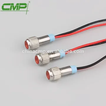 CMP waterproof 6mm led metal indicator pilot 12v 24v 110vac 120vac 220vac