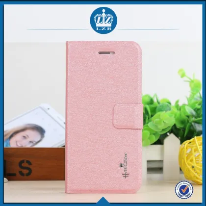 LZB Silk Grain Series Smart Leather Case Cover For ASUS Zenfone 4