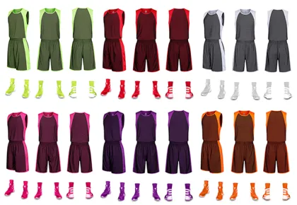 Double-sided Basketball Uniform Basketball Jersey Wholesale